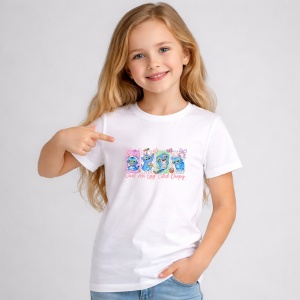 Tricou Paste Kpop Huntrix Pastel Doodle Set Cute Aesthetic, din bumbac 100%, tricou alb, Copii | Dama | Barbat - Img 2