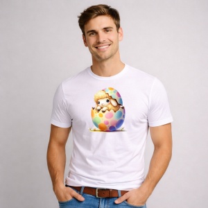 Tricou Paste Miel Paste Ou Spart Colorat Dragut, din bumbac 100%, tricou alb, Copii | Dama | Barbat - Img 2