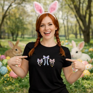Tricou Paste Set Fundite Pastel Decorative Cute, din bumbac 100%, tricou negru, Copii | Dama | Barbat - Img 9