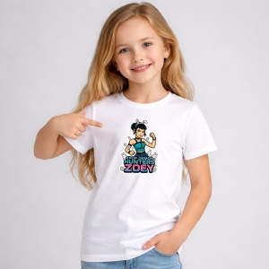 Tricou Paste Zoey Kpop Demon Hunters Girl Stil, din bumbac 100%, tricou alb, Copii | Dama | Barbat - Img 3