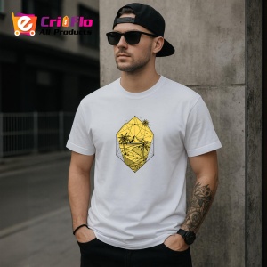 Tricou Peisaj Galben Cu Plaja, Copii | Dama | Barbat - Img 4