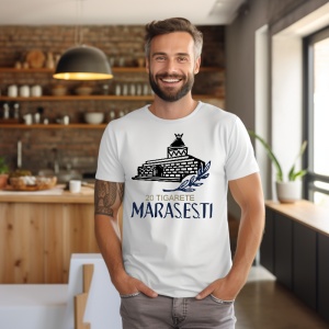 Tricou pentru barbati cu logoul tigarilor Marasesti