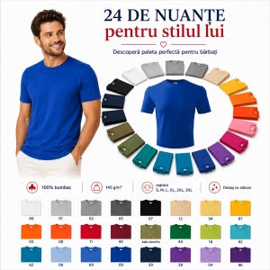 Tricou pentru Bărbați Elegant – 100% Bumbac -132 - Img 6