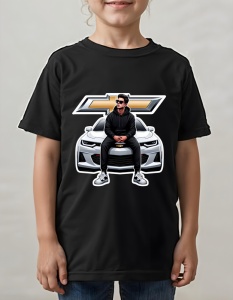 Tricou pentru copii - Chevrolet Muscle Power - Forță Americană