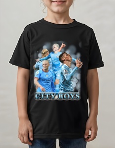 Tricou pentru copii - City Boys - Manchester City, Fotbal de Elită, Premier League - Img 2