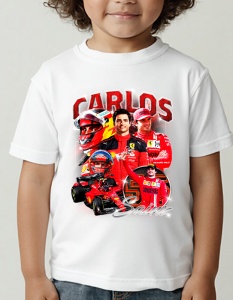 Tricou pentru copii - Formula 1 - Carlos Sainz