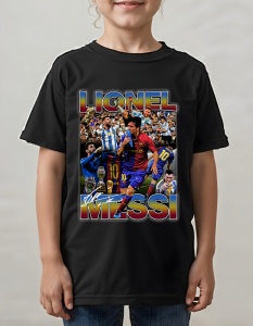 Tricou pentru copii - Lionel Messi - Campionul Lumii - Lionel Messi, Argentina, fotbal copii
