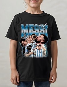 Tricou pentru copii - Lionel Messi - World Cup Champion - Lionel Messi, Argentina, fotbal copii - Img 2