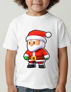Tricou pentru copii - Stumble Guys - Santa Claus