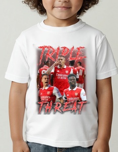 Tricou pentru copii - Triple Threat - Arsenal, Trio de Vis, Premier League - Img 2