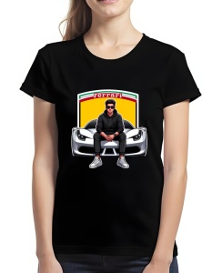 Tricou pentru dama - Ferrari Racing Heart - Performanță și Stil - Img 2