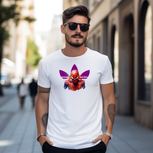 Tricou pentru mailander spider2 Tricou Alb - Copii | Dama | Barbat - Img 9