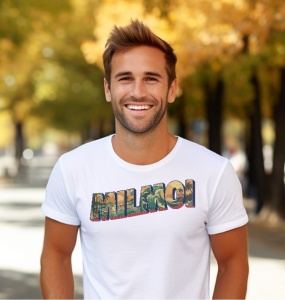 Tricou personalizat haios pentru barbati MILMOI