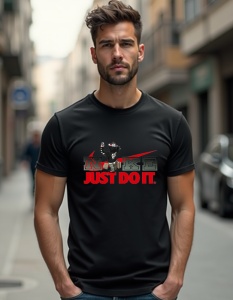 Tricou personalizat pentru barbati din bumbac 100% - Sneakerhead - Just Do It