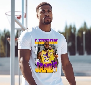 Tricou personalizat pentru barbati NBA Lebron JAMES - Baschet