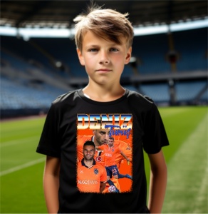 Tricou personalizat pentru copii cu fotbalistul Deniz Turuc
