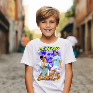 Tricou personalizat pentru copii cu Luis Alberto