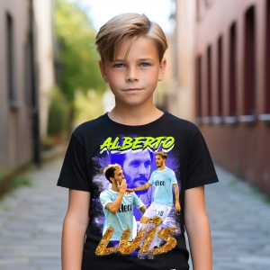 Tricou personalizat pentru copii cu Luis Alberto - Img 3