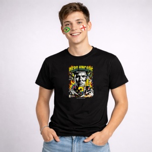 Tricou Piero Hincapie Ecuador World Cup Fifa 2026, din bumbac 100%, tricou negru, Copii | Dama | Barbat - Img 2