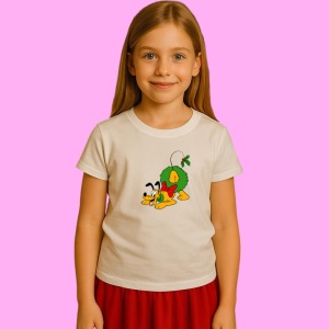 Tricou Pluto Cu Coronita Verde Craciun, din bumbac 100% Copii | Dama | Barbat