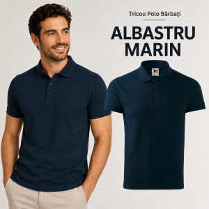 Tricou Polo Bărbat din Bumbac 100%, tip Tommy Casual, Regular Fit, Mărimi S - 3XL, 12 Culori - Img 14