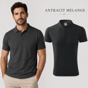 Tricou Polo Bărbați simplu, Malfini – Casual Office,Regular Fit, Bumbac 65% 38 Culori, S-5XL - Img 17