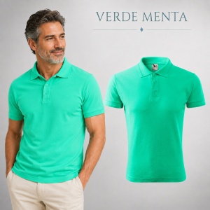 Tricou Polo Bărbați simplu, Malfini – Casual Office,Regular Fit, Bumbac 65% 38 Culori, S-5XL - Img 47