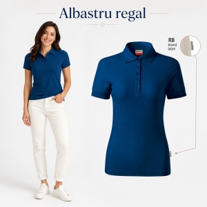 Tricou polo cambrat Femei | 8 culori disponibile - R23 - Img 16