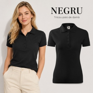 Tricou Polo Damă Malfini 210 Pique, Croială Cambrată, 200 g/m², Mărimi XS–3XL,65% Bumbac, 36 Culori - Img 18