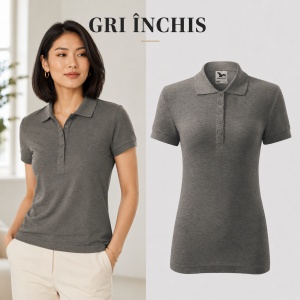 Tricou Polo Damă Malfini 213 Cotton, 100% Bumbac, 170 g/m², Guler Raiat, 5 Nasturi, Croială Cambrată, 17 Culori, XS–2XL - Img 21