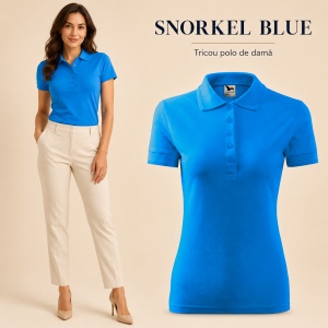 Tricou Polo Damă Pique Polo, Croială Cambrată, 36 Nuanțe, Mărimi XS–3XL - Img 27