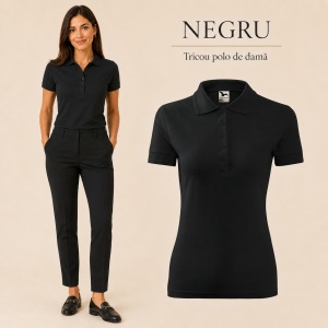 Tricou Polo Damă Pique Polo, Croială Cambrată, 36 Nuanțe, Mărimi XS–3XL - Img 36