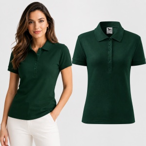 Tricou Polo Damă Slim Fit 100% Bumbac – Casual Office, Guler Polo, XS-2XL | 13 Culori | 216 - Img 15