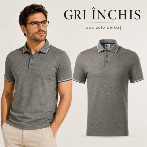 Tricou Polo Pique Bărbați Malfini Focus, 14 Culori Disponibile, 65% Bumbac, 180 g/m², Guler tip tommy cu Dungi Contrastante, Mărimi S 3XL - Img 18