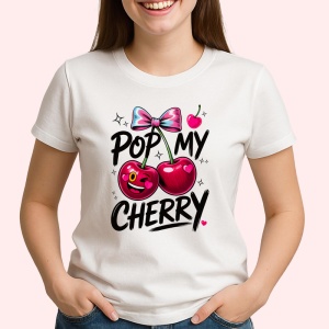 Tricou Pop cireasa mea, Fructe, Copii | Dama - Img 2