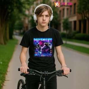 Tricou Pop Smoke - City Night, muzica R&B, Dama | Barbat | Copii, Culoare Negru - Img 10