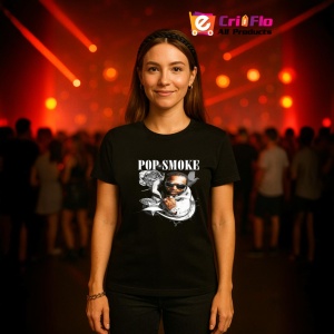 Tricou Pop Smoke, muzica POP, Dama | Barbat | Copii, Culoare Negru - Img 12