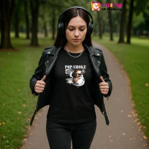 Tricou Pop Smoke, muzica POP, Dama | Barbat | Copii, Culoare Negru - Img 14