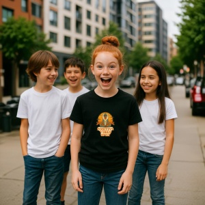 Tricou Positive vibes only Negru, Copii | Dama | Barbat - Img 2