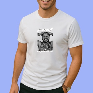 Tricou Post Malone - Laughing Black & White, muzica POP, Dama | Barbat | Copii - Img 2