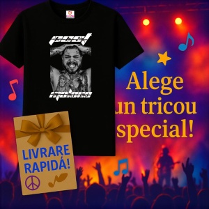 Tricou Post Malone - Laughing Black & White, muzica POP, Dama | Barbat | Copii, Culoare Negru - Img 11