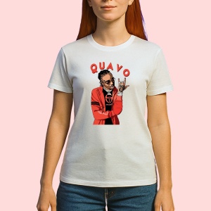 Tricou Quavo - Cartoon Pose, muzica POP, Dama | Barbat | Copii - Img 2