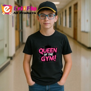 Tricou Queen Of The Gym Roz Femei, Copii | Dama | Barbat, culoare negru - Img 10