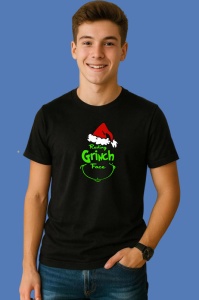 Tricou Resting Grinch Face, din bumbac 100% Copii | Dama | Barbat - Img 2