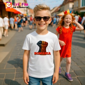 Tricou Romania pumn dreptate cu text |Colectia Tricouri Romania - Img 8