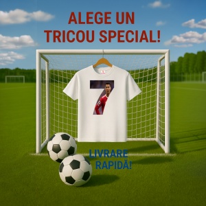 Tricou Ronaldo Cristian 7 number All - Copii | Dama | Barbat - Img 8