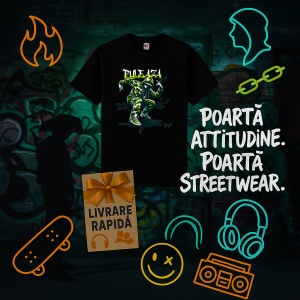 Tricou Ruleaza lumea Negru, Copii | Dama | Barbat - Img 6