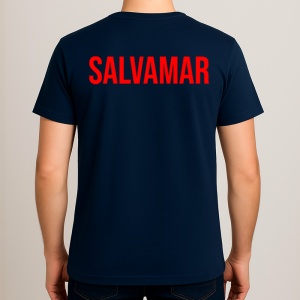 Tricou SALVAMAR, Personalizat | Unisex Dama si Barbat, Albastru Inchis