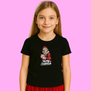 Tricou Santa Gift Bag, din bumbac 100% Copii | Dama | Barbat - Img 3