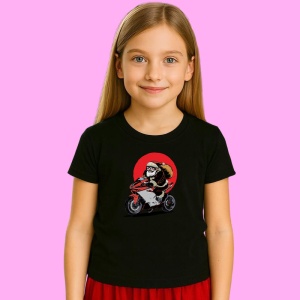 Tricou Santa Sport Bike, din bumbac 100% Copii | Dama | Barbat - Img 3